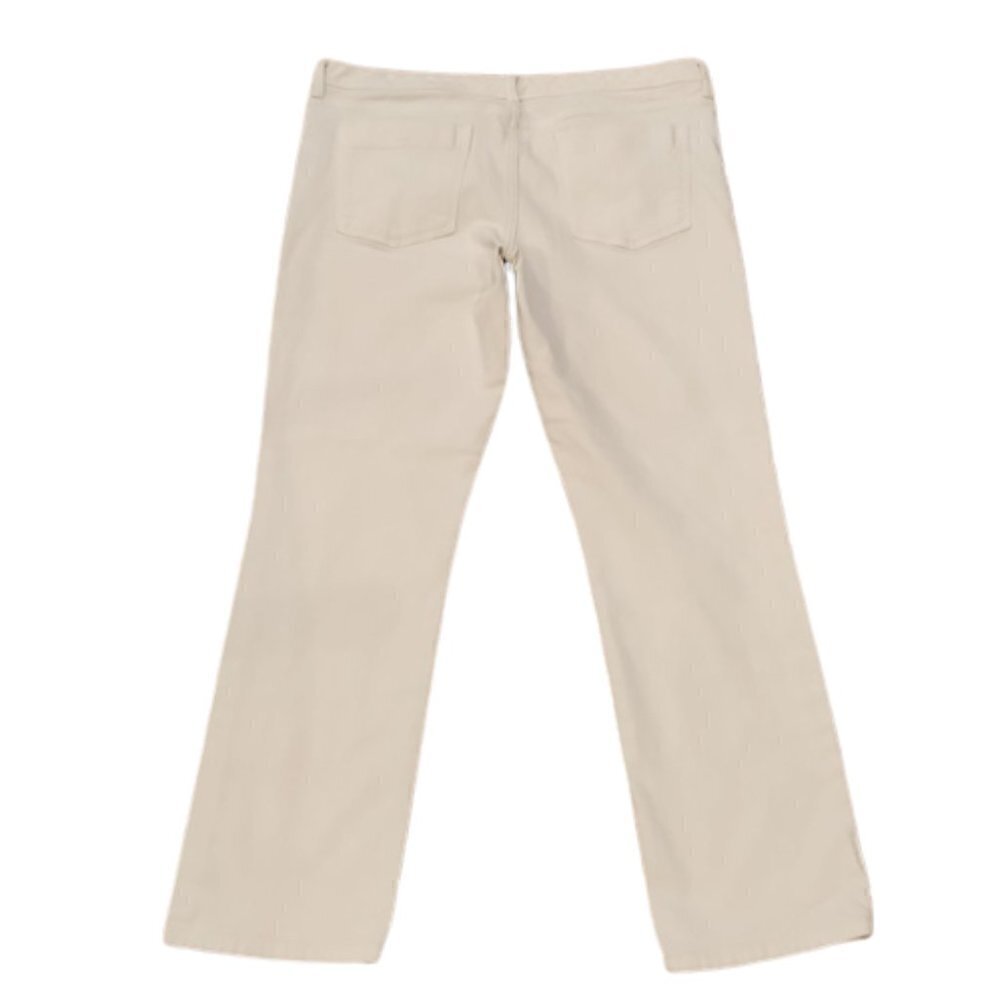 [Banana Republic] White Straight Pants - Size 33L - Picture 3 of 6